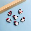 100Pcs/Lot Miniature Resin Penguin Figurines Bulk 10*15MM Mini Resin Penguin Animals Figures for Cake Topper Fairy Garden Decor