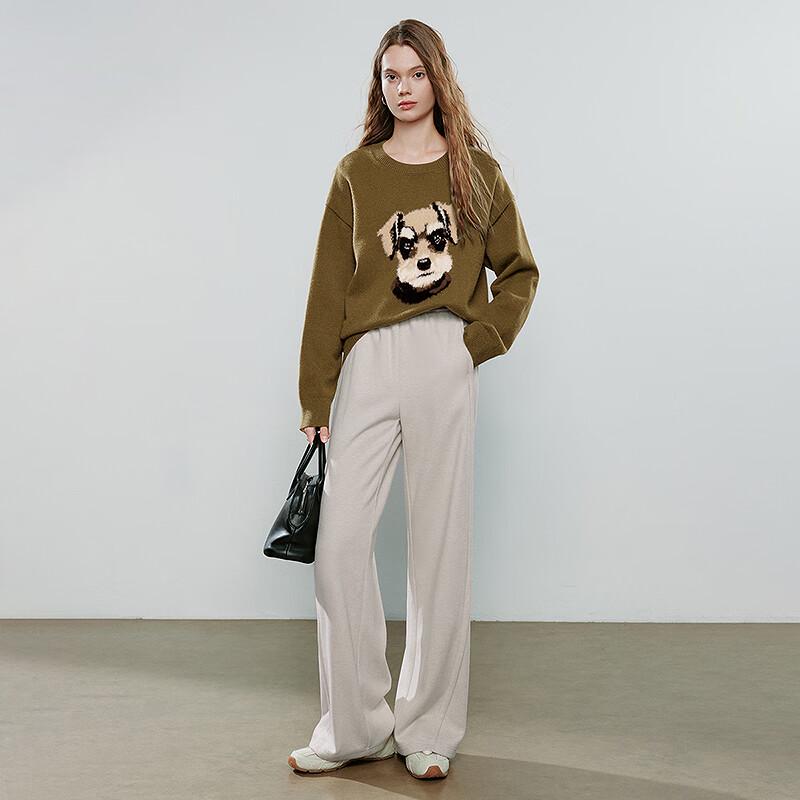 Women's Winter Soft Deconstructed Wide-Leg Casual Pants