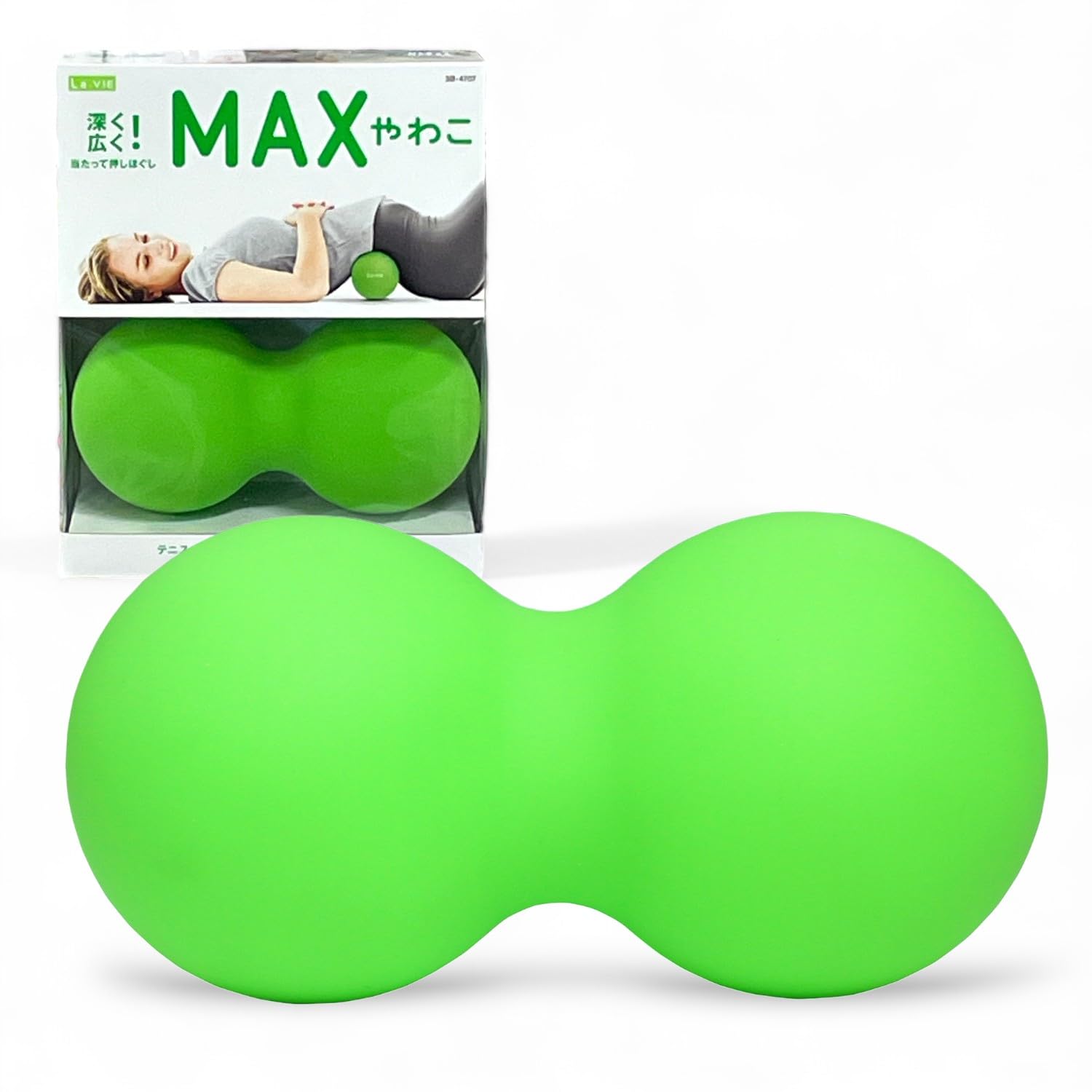 La-VIE MAX Мячик для миофасциального релиза Yawako, Мячик для растяжки и Поролоновый ролик, Форма арахиса [Оригинальный продукт производителя]