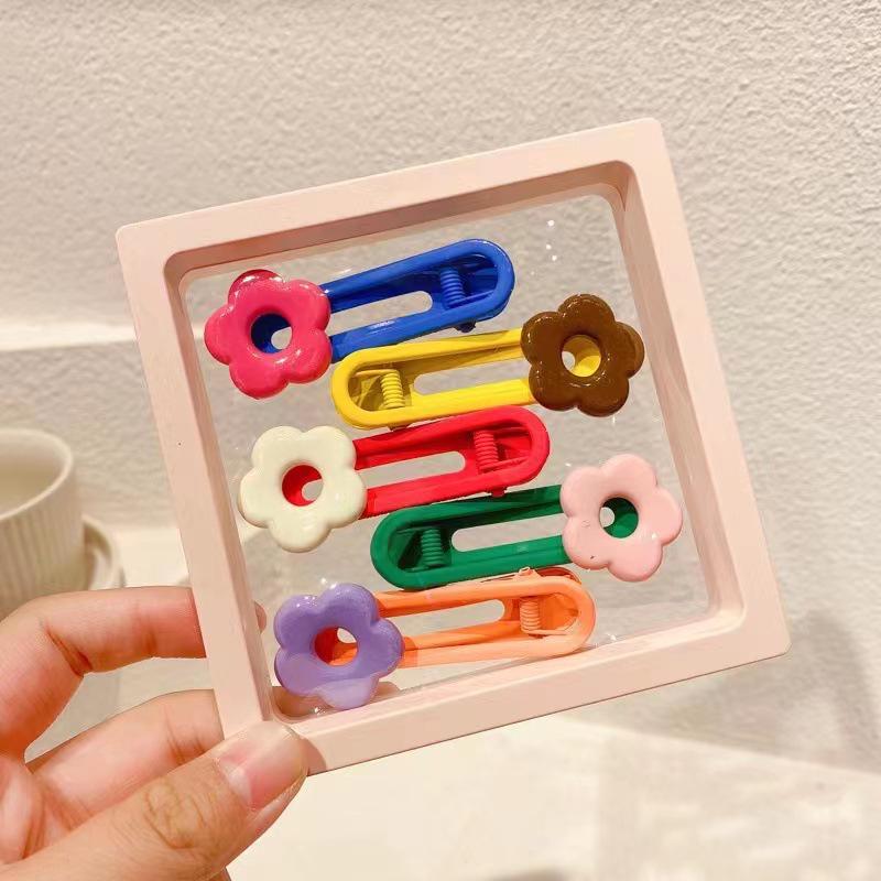 Set de agrafe colorate cu desene animate pentru fete - agrafe drăguțe cu cioc de rață și cleme laterale pentru bretonul fetițelor