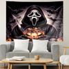 Ghostface Print Tapestry, Lightweight Wall Hanging, for Bedroom, Dorm, Living Room, Home Art Decor, Birthday Christmas Gift for Friends