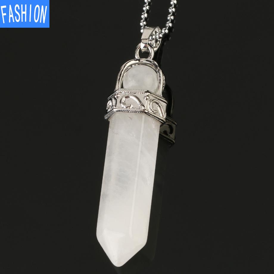 

Ювелирные аксессуары Ожерелье Женское хрустальное ожерелье Простая пуля white crystal