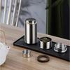300/420ml Tea Separation Insulated Bottle, 304 Stainless Steel Vacuum Flask, Leak-Proof Tea Infuser Thermos for Office