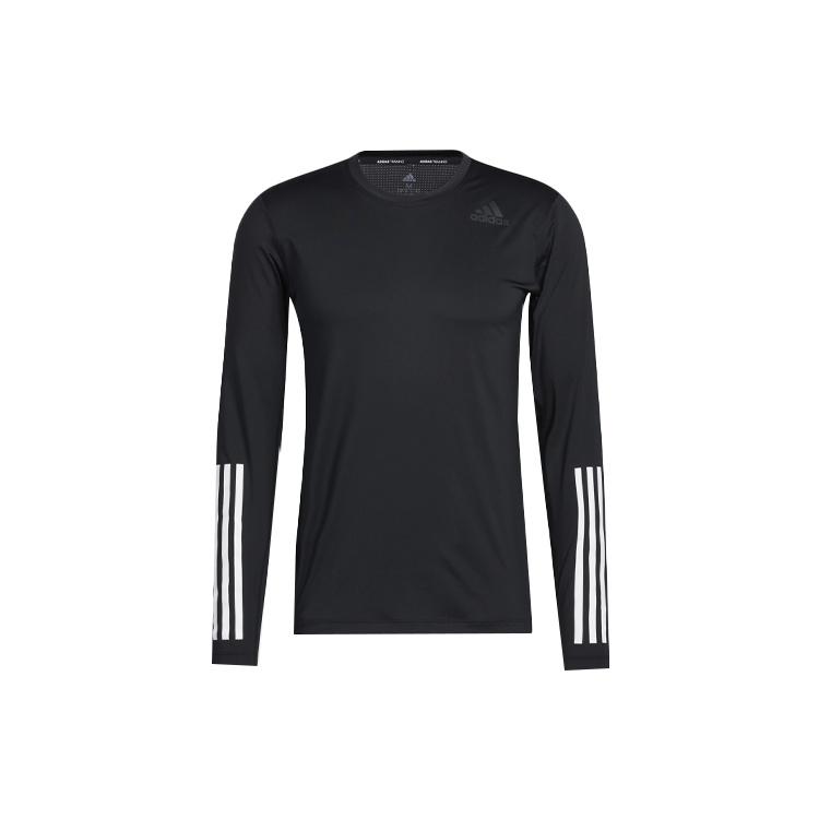 adidas Training Sports Round Neck Long Sleeves Black Men s GL0459 S