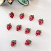 50Pcs New Cute Mini Kawaii Cartoon Fruit Strawberry Flat Back Resin Scrapbook Diy Manicure Wedding Hairpin Accessories Craft A39