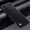 Luxury Plain PU Leather Case For Motorola G24 Back Cover Matte Silicone Full Protection Phone Case For Motorola Moto G24 4G G84 G54