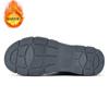 New Solid Color Lace Up High Top Cotton Shoes for Men Thickened Cold and Warm Men's Shoes Anti Slip and Waterproof Martin Boots
