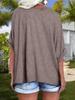 Women's V Neck Oversized Short Sleeve T Shirt Loose Summer Top