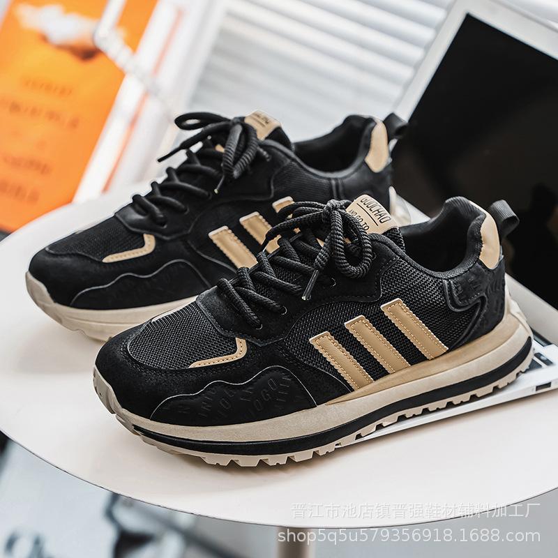 Trendy Casual Versatile High Quality Non-slip Wear-resistant Sports Shoes Comfortable Thick-soled Breathable Dad Shoes