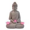 JYL TS/071,Buddha Mini Landscape Resin Statue Solar Light Zen Buddha Decor for Outdoor Garden Night Lamp