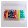 50 Colourful 6-sided Dice with Rounded Edges