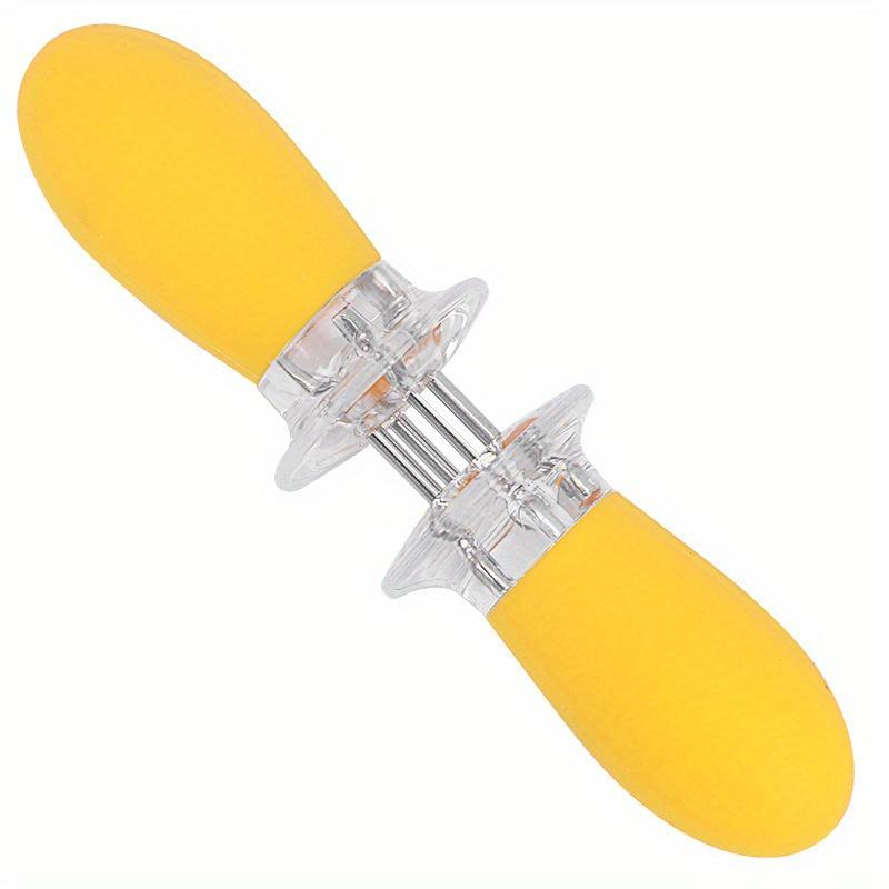 Stainless Steel Corn Fork with Ergonomic Handle Durable,Food Safe BBQ,Fruit Stick Pin Insert for Easy Handling,Corn Handling Utensil Ergonomic Grip