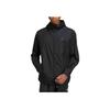 Adidas Solid Color Hooded Zip Jacket Men Outerwear Black HE7366