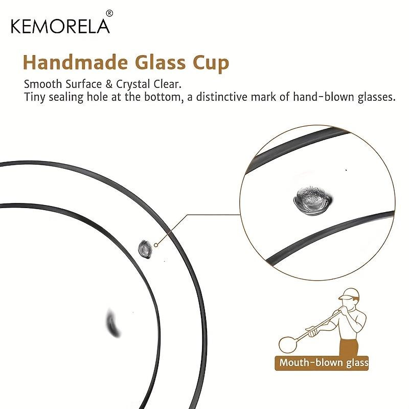 KEMORELA 2/4PCS Double Cup Latte Macchiato Glass For Coffee Cup Latte Ice Cream American Coffee Juice Beer Restaurant Drinkware