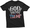 Impact Herren Ramones Presidential Seal T-Shirt God Guns and Trump T-Shirt Presid Unisex T-Shirt