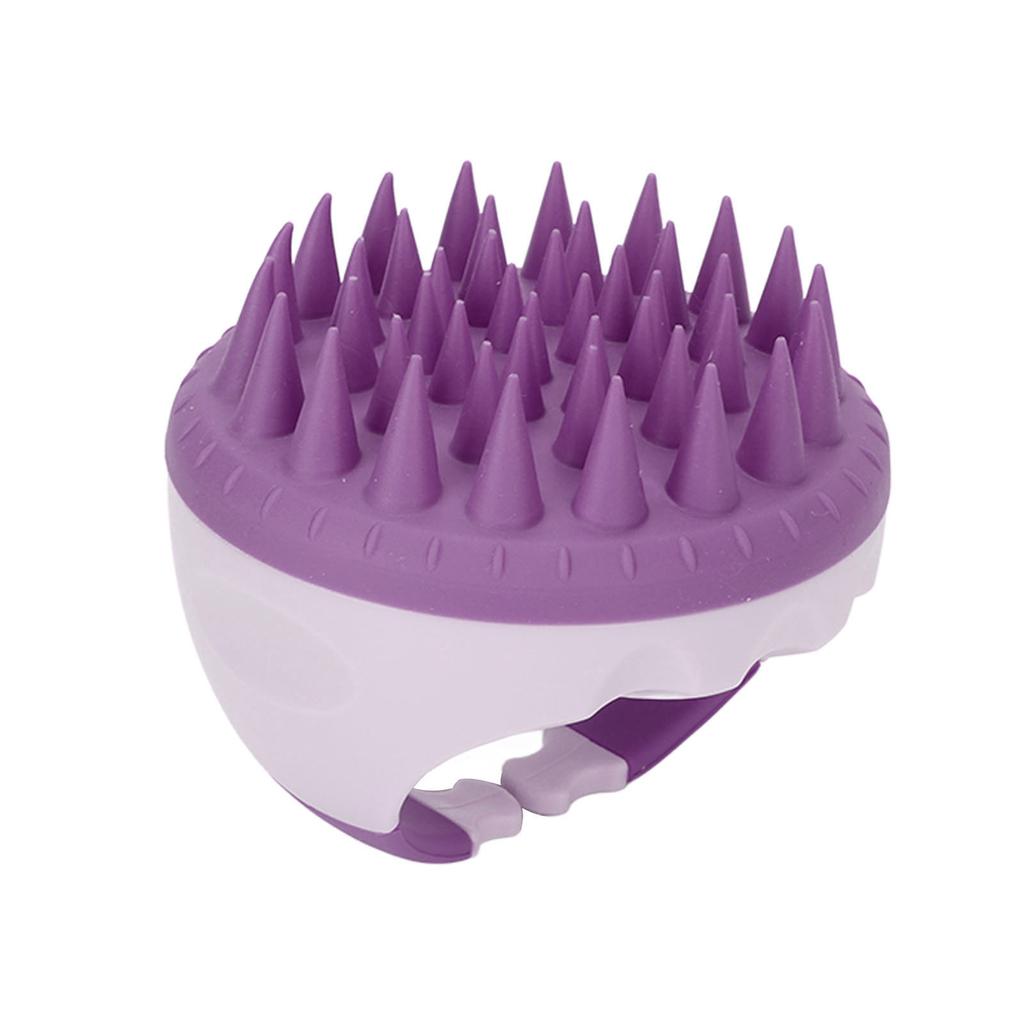 Hair Massager Soft Silicone Waterproof Manual Hair Massage Scalp Cleaning Anti Dandruff Shampoo Brush