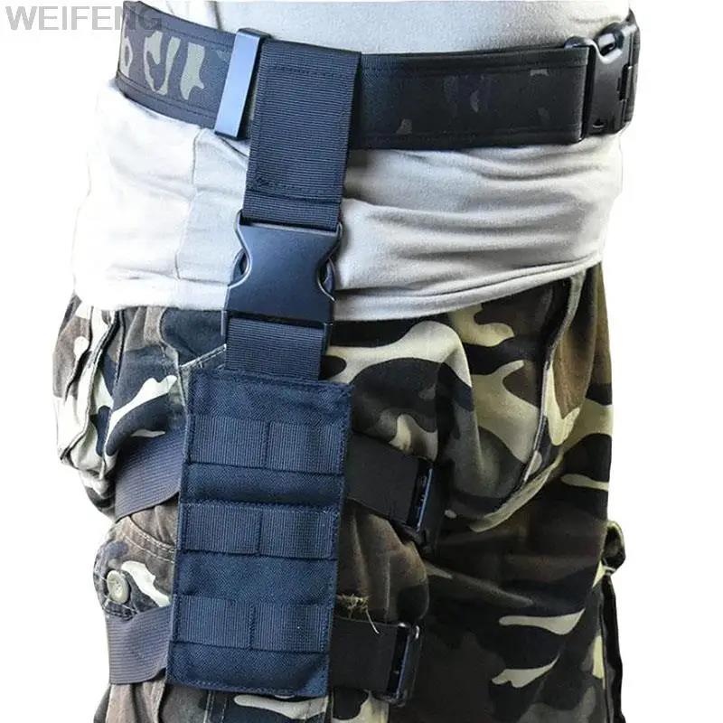 Practical Molle Drop Leg Platform Panel Gun Holster Plate Adapter Universal Pistol Hunting Magazine Pouch Thigh Rig