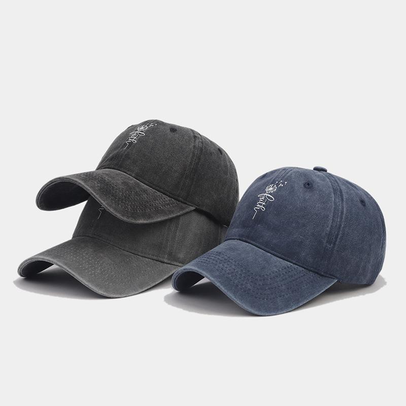 New personalized heat transfer baseball cap men's trend versatile cap women's street cool sun hat