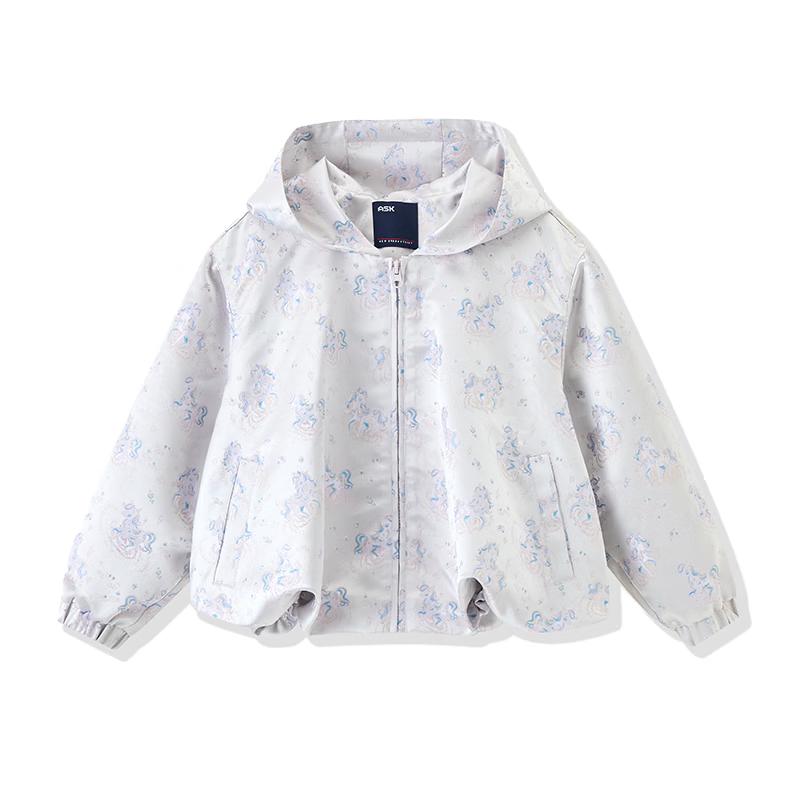 ASK JUNIOR Girls New Chinese Style Hooded Jacket 120