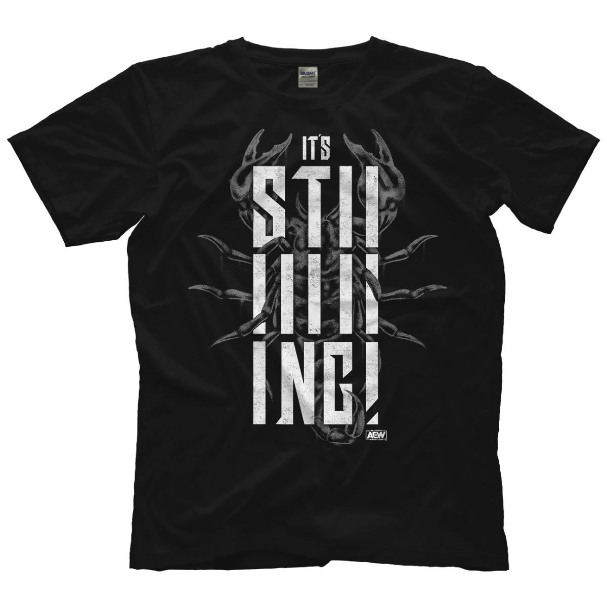 Sting - It s STIIIIIIIING! AEW Official T-Shirt S разноцветный