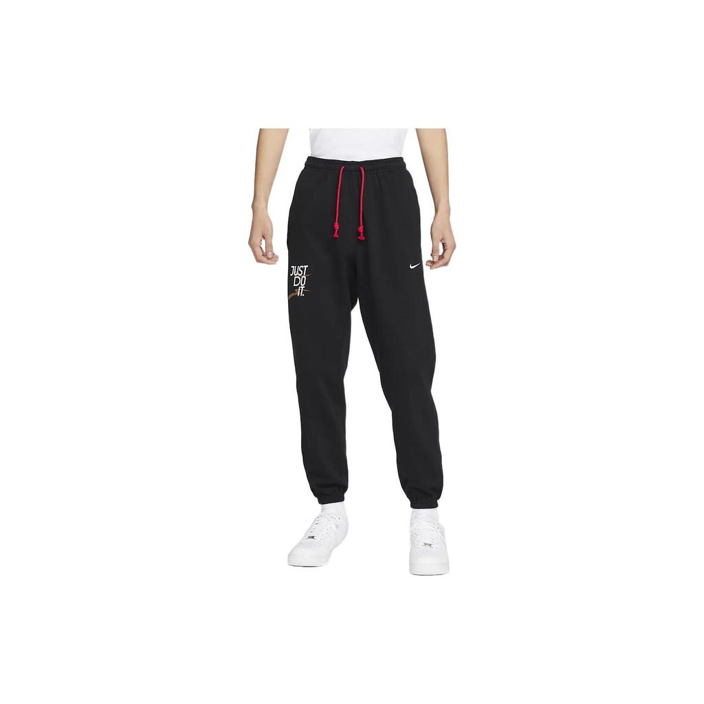 Nike Chinese New Year CNY Series Dri-Fit Standard Issue Letter Logo Print Knit Jogger Pants Men Bottoms Black FD4062-010
