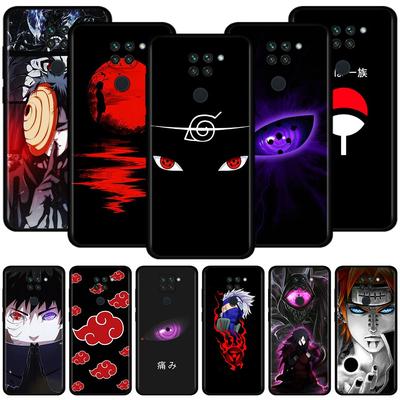 Coque de téléphone pour Xiaomi Redmi Note 9S 9 10 8 11 Pro 9T 8T 7 housse pour redmi k40 9A 9C Coque Silicone Capa Cool japon Naruto yeux