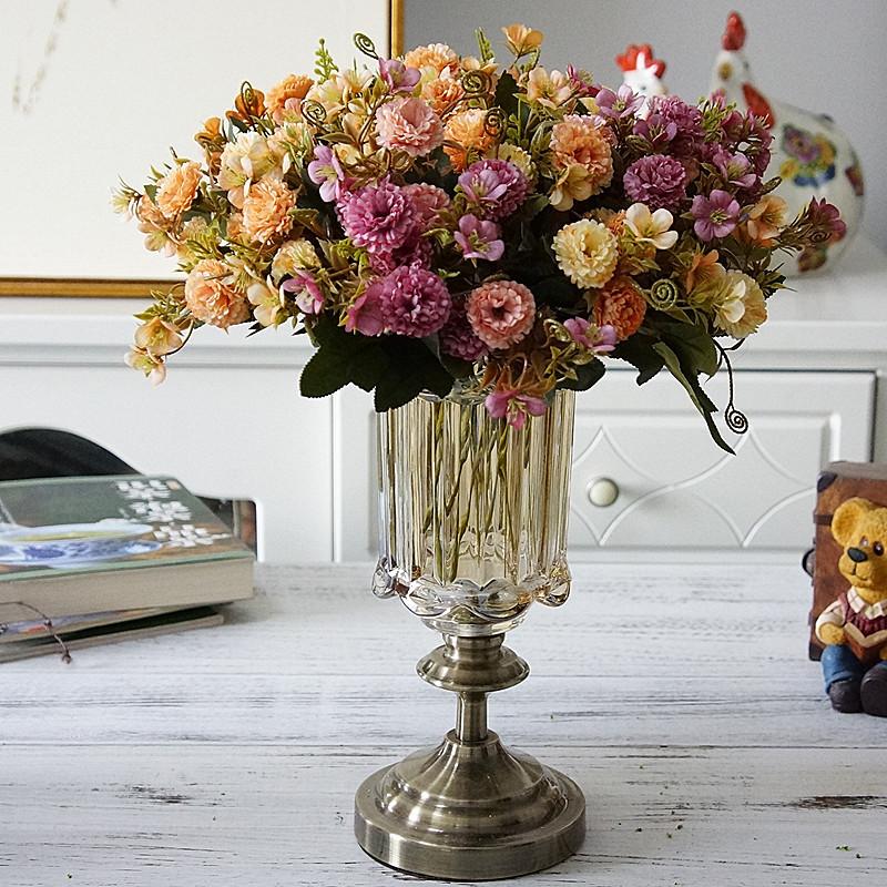 1/5/10PCS Clove Carnation Ornamental Flowerpot Decorative Flowers Scrapbooking Christmas Decor Home Wedding Artificial Plants
