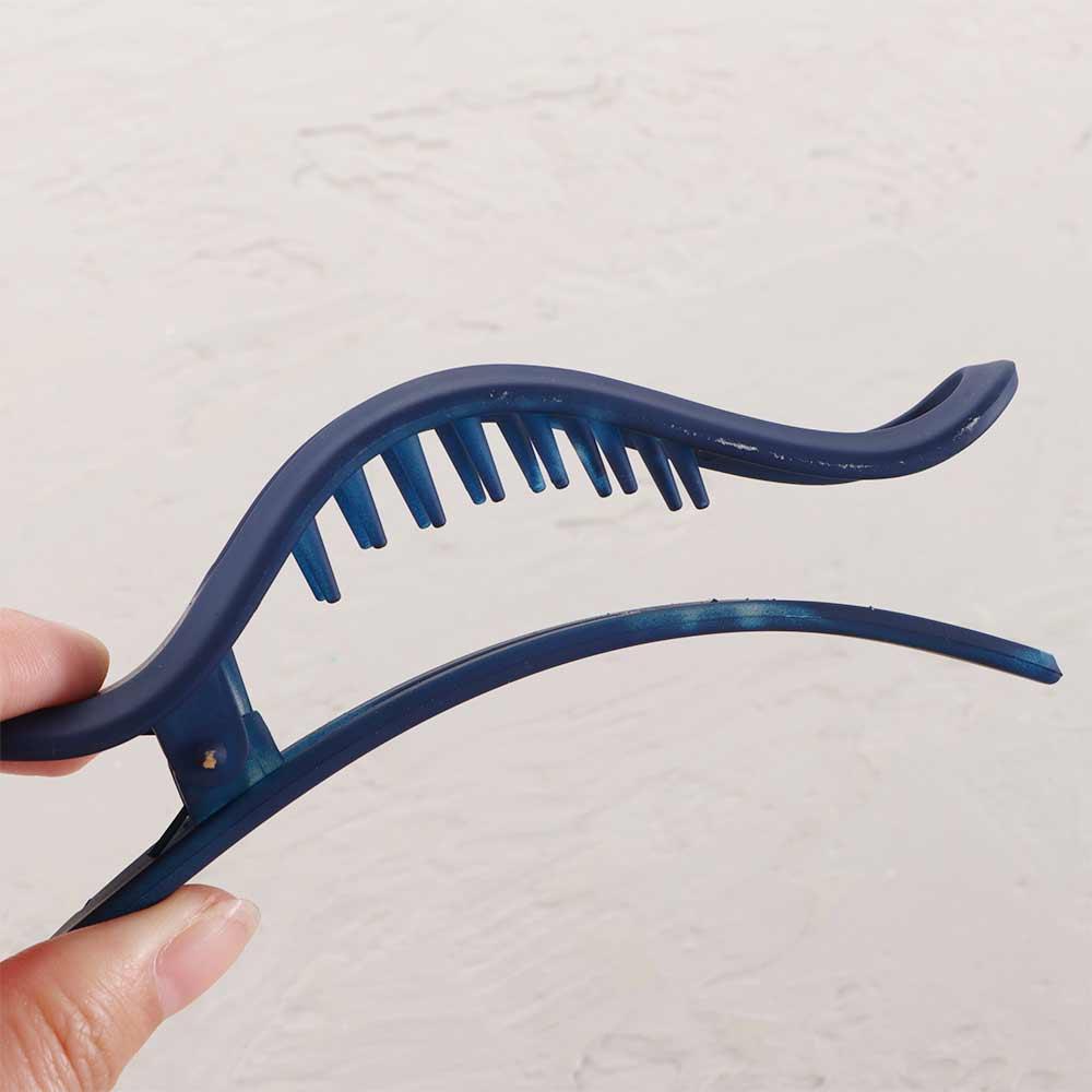 Wild Simple Girls Matte Women Seamless Plastic Hair Claw Duckbill Clip Face Wash Hairpin