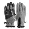 Outdoor Cycling Gloves for Spring and Autumn Men and Women Warm Plus Velvet Waterproof All-finger Fitness Cycling Touch Screen Gloves for Winter