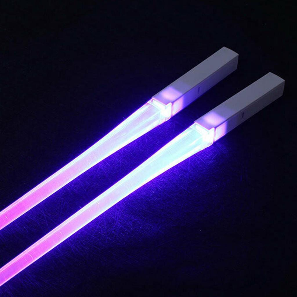 1 Pair LED Chopsticks Durable Lightweight Dining Party