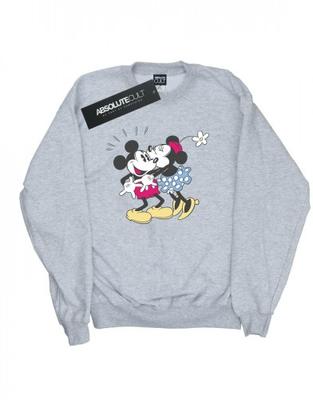 Boys Mickey And Minnie Mouse Kiss Sweatshirt