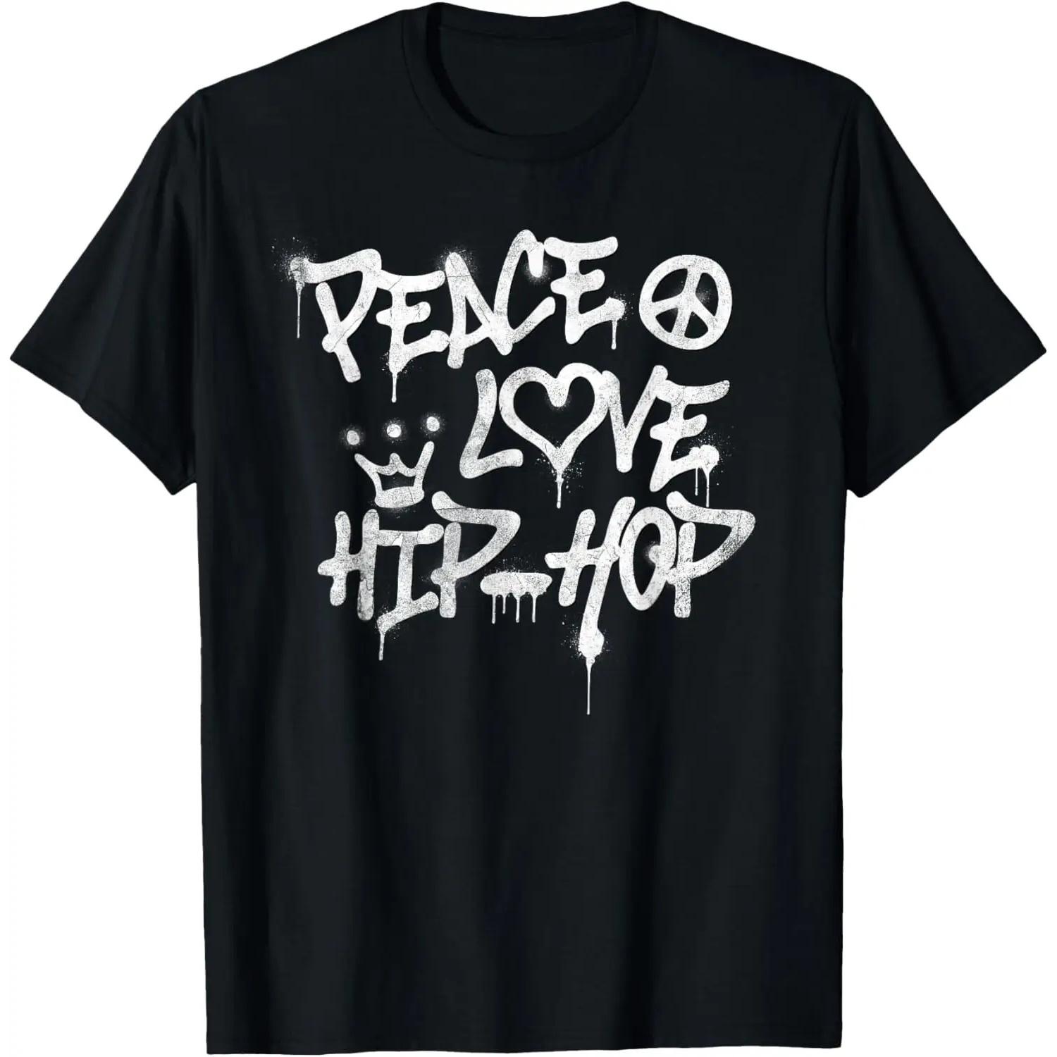 Peace Love Hip Hop Dancing T-Shirt S