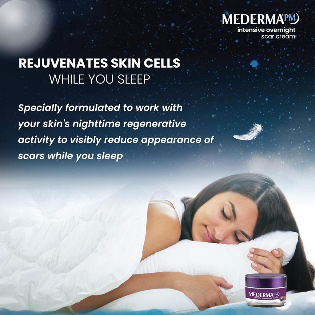 Mederma PM Acne Scar Removal Cream 10g | Overnight Scar Repair & Skin Renewal Formula