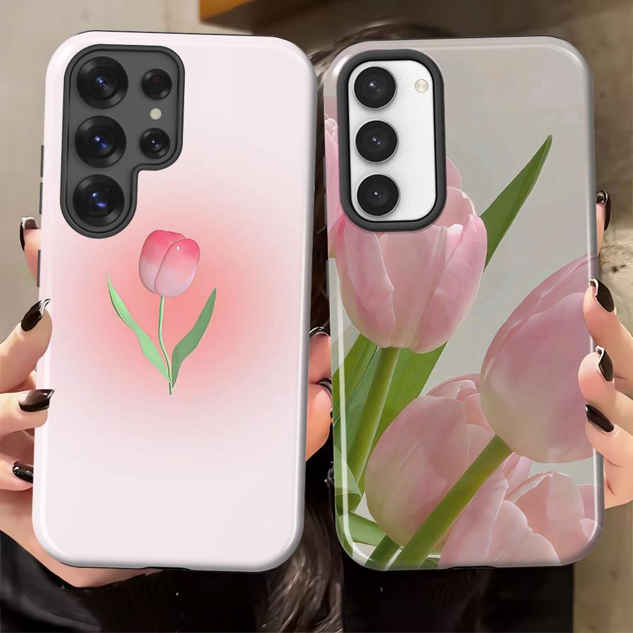 Beautiful Flower Phone Case for Samsung Galaxy S25 A26 A36 S25Ultra S24 Ultra S23Ultra S23 A56 A16 S20 FE Soft Cover Capa
