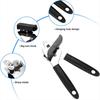 Can Opener Manual, Stainless Steel Handheld Can Opener, Comfortable Handle, Handheld Can Openers with Big Effort-Saving Knob