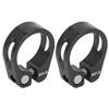 2Pcs Bicycle Seat Post Clamp Aluminum Alloy Quick Release Bike Seat Pipe Clamp for Bicycle Accessories