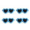10pcs/bag Acrylic Heart-Shaped Glasses DIY Crafts To Make Jewelry Accessories