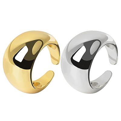 Alloy Chunky Statement Rings Simple Statement Rings Adjustable Finger Knuckle Rings Party Jewelry Gift for Men Women