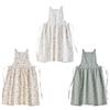 Stylish Print Adjustable Long Apron Kitchen Cooking Apron Soft Fabric Apron for Cooking Baking, Comfortable Cotton