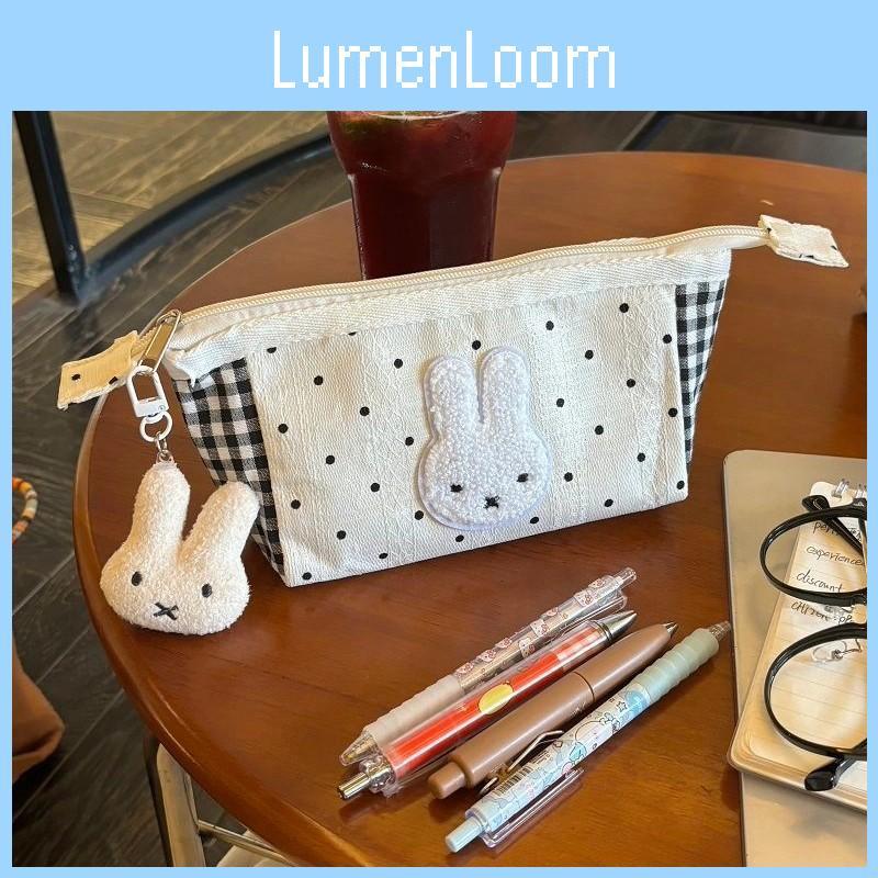 Miffy Rabbit Fabric Pencil Bag With Durable Material For Students And Kids