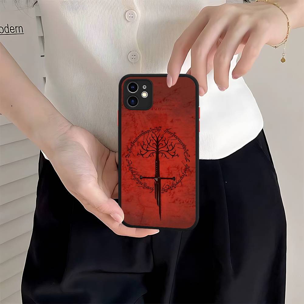 The Lord Of The R-Rings Phone Case For IPhone 16e 16 15 14 13 12 11 Pro Max X XS MAX Plus Spuerstar Matte Cover