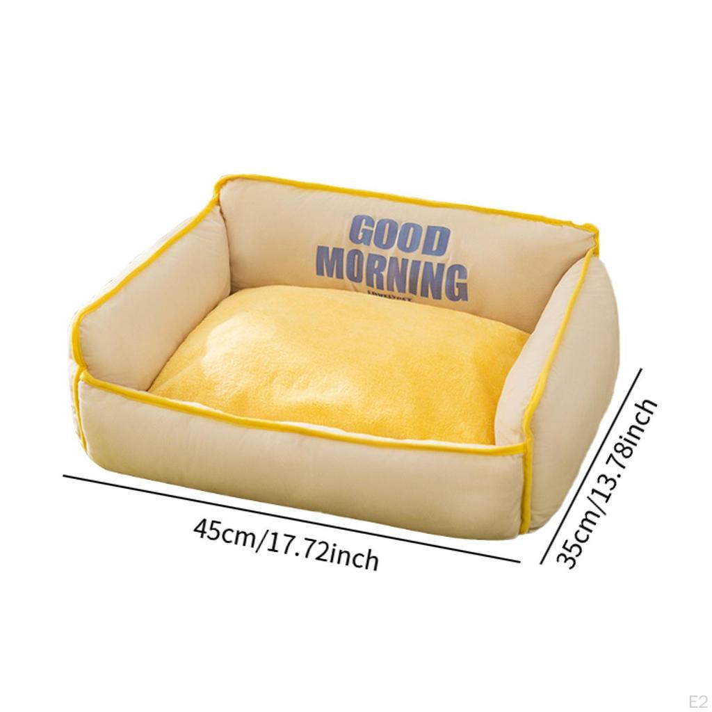 Dog Bed Anti Slip Pet Sleeping Mat Sofa Warm Kennel Pad Removable Comfortable Washable