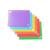 6pcs/Set Kitchen Plastic Cutting Board Set Flexible Cutting Mat Non-Slip Chopping Board for Cooking