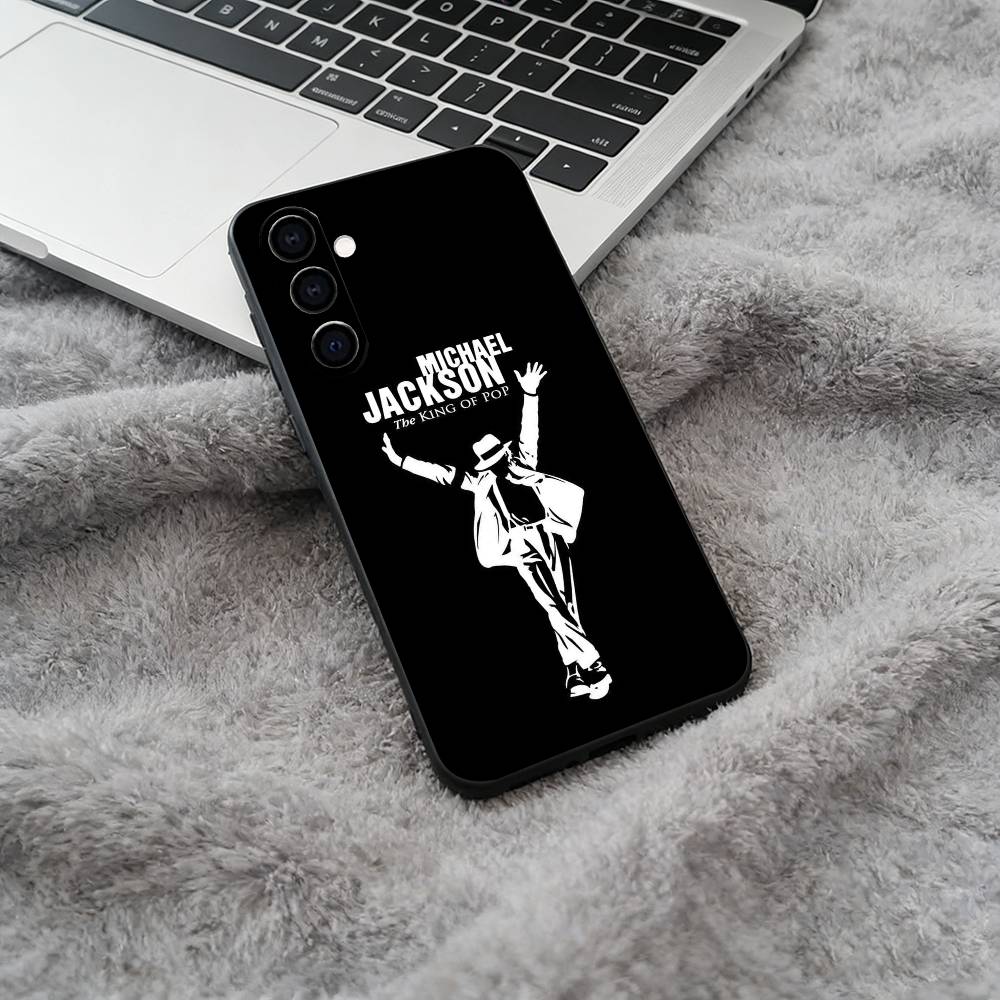 Superstar-M- Michael -Jackson Phone Case For Samsung Galaxy A73,A71 A72,A70,A53,A52,A51,Soft Silicone Black Cover