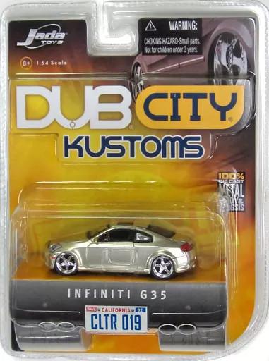 

1/64 Scale Infiniti G35 Metallic Silver Diecast Car DUB City Kustoms Jada