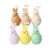 Eggshell Rabbit Silicone Mold Creative Easter Animal DIY Chocolate Candy Molds Kitchen Baking Cake Decor Tool Candle Soap Mould