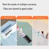 A4 Snap Closure File Bag - Colorful Thick Storage for Documents and Stationery