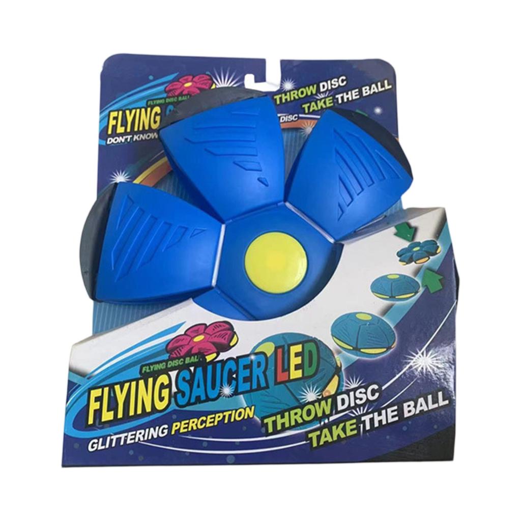 Children's Bouncing Ball, Metaball, Flying Saucer, Bouncy Ball, Parent-Child Interaction, Form Switchable, With 6 Light