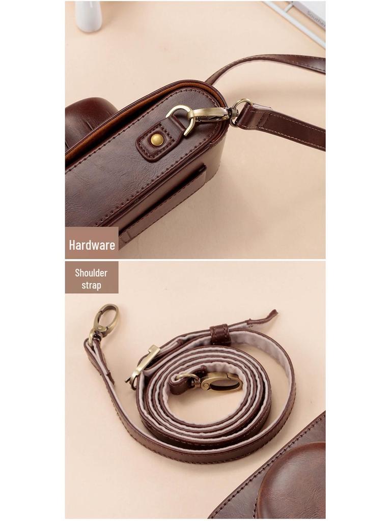 Fujifilm X100 Serie Leder Kameratasche für X100VI, X100, X100S, X100T, X100F, X100V - Schutzhülle