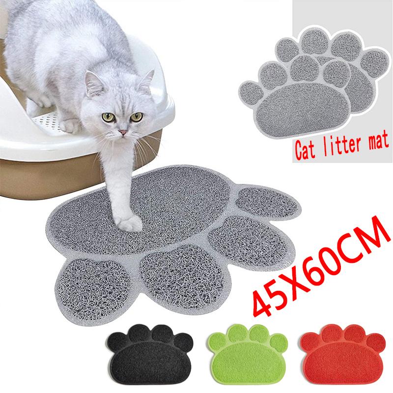 Tappetino per Lettiera Gatto Tappetino WC Gatto Impermeabile Tappetino per Lettiera Gatto Antiscivolo Sabbia Gatto Tappetino Lavabile Tappetino Pulito Prodotti per la Pulizia Animali Domestici